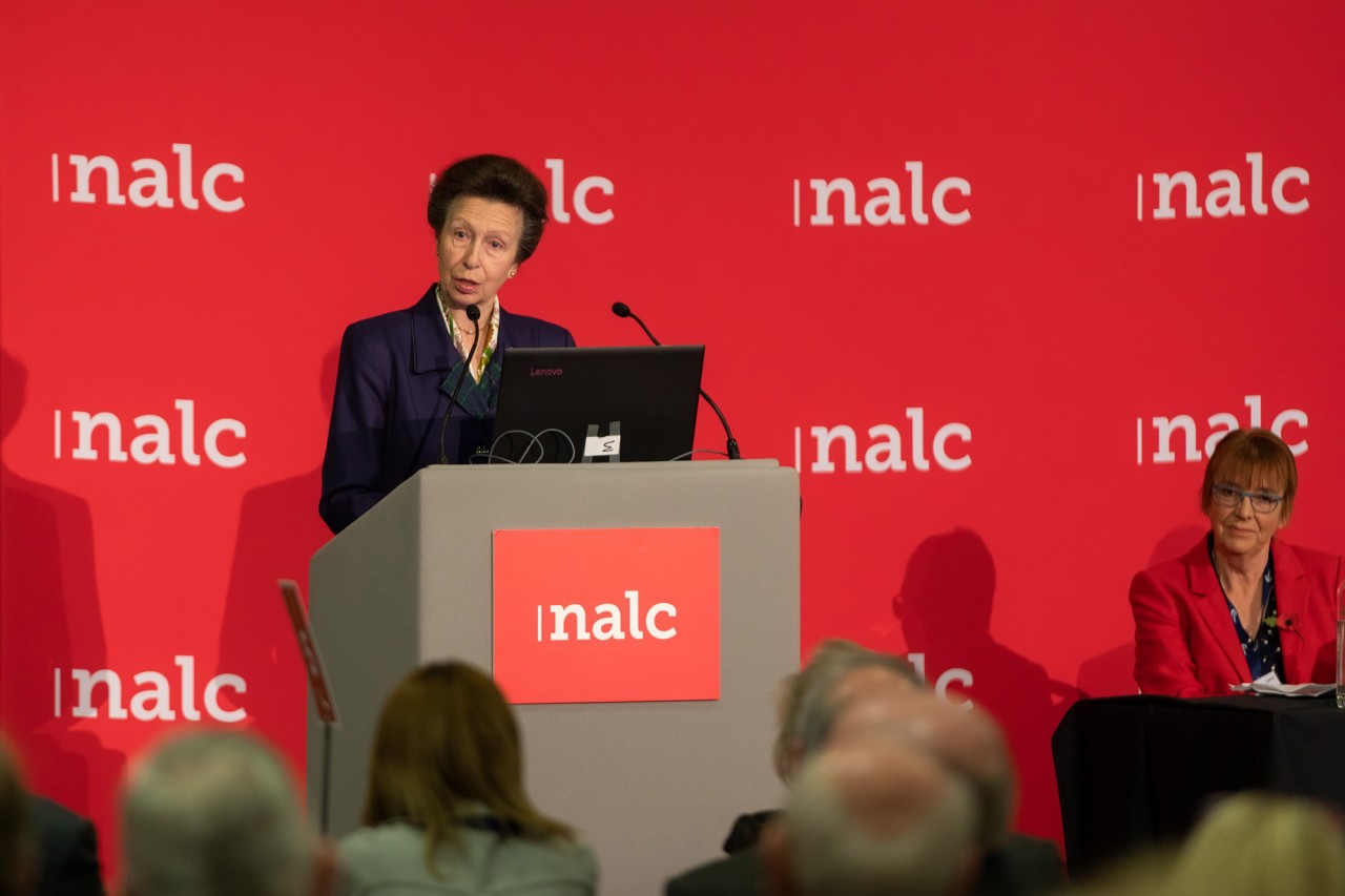 Princess Anne addressing NALC on 125th anniversary of parish councils