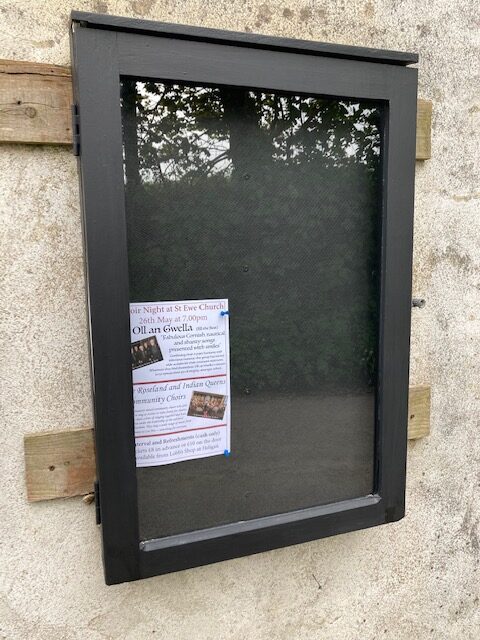 Kestle noticeboard after
